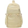 Kawaii Ita Backpack with Removable Clear Pouch Anime Merch Display Otaku Bag for Pins Badges Cosplay Accessory Storage Yellow