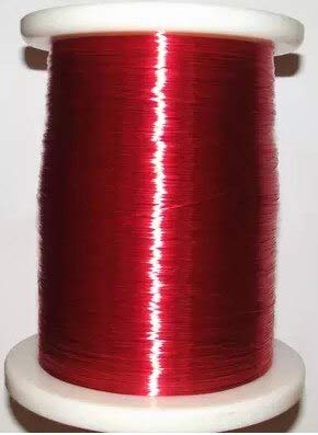 1.0 mm red New Polyurethane enameled Copper Wire QA-1-155 Copper Wire 20 m Occus - (Cable Length: 20m)