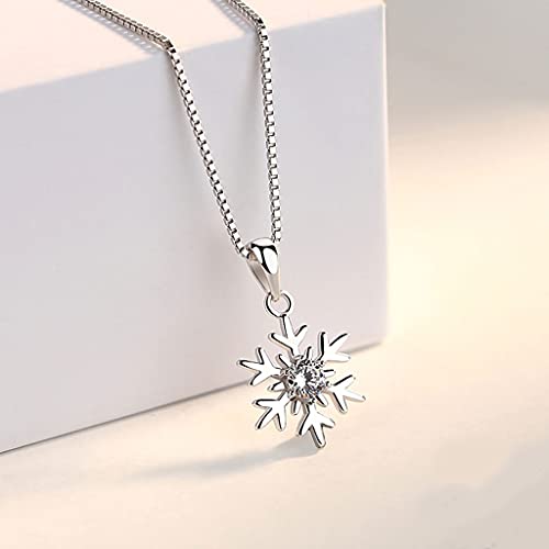 Collier de modélisation de flocon de neige le cadeau idéal pour elle