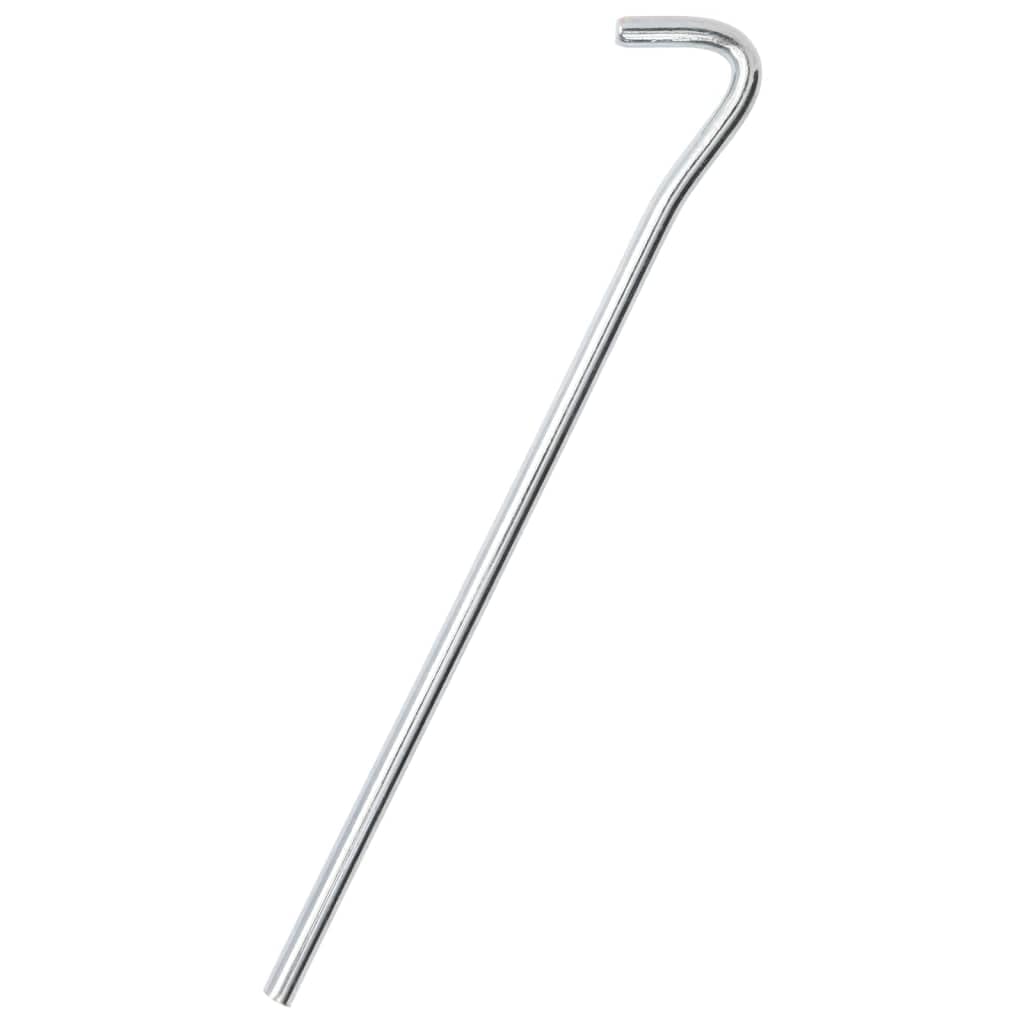 vidaXL Piquets de Tente 50 pcs 23 cm Ø7 mm Acier galvanisé