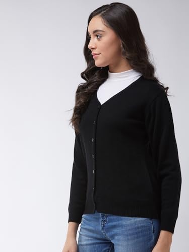 Image of Pivl Womens Winter Season V Neck Full Sleeves Sweater /Cardigan