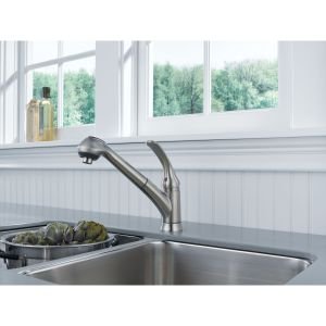 DELTA FAUCET HLK175-SS Küchenarmatur – Ausziehbarer Wasserhahn In Edelstahl-Optik