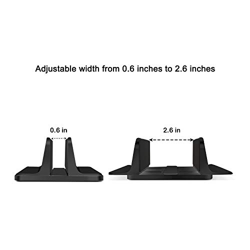 Soporte Vertical Ajustable para Laptop Negro miniatura 6