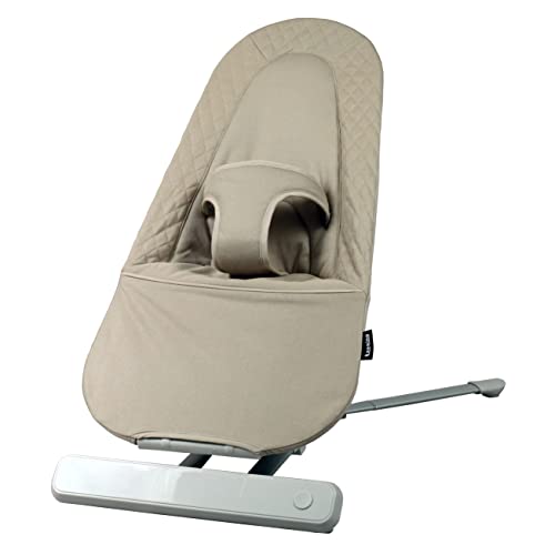 Looping Transat Bebe Inclinable avec Balancement Naturel | Pliage Extra Plat, Lavage Machine, Relax Bebe | Beige
