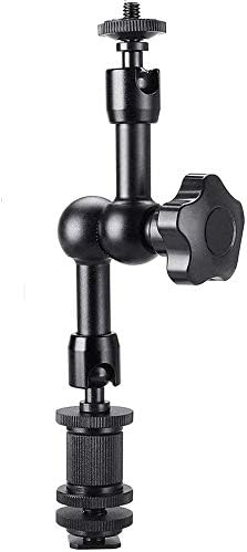 WANBY 7' Articulating Magic Friction Arm & Large Adjustable Super Clamp Pliers Clip with 1/4" and 3/8" Thread for DSLR Camera Rig, LCD Monitor, LED Flash Lights (7'Arm) - Image 4