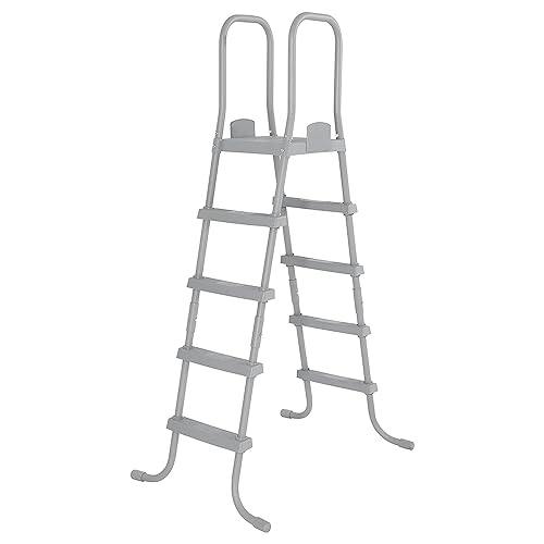 Flowclear pool ladder with corrosion-resistant frame