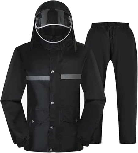 Impermeable para Hombre y Mujer talla X-Large Negro miniatura 1