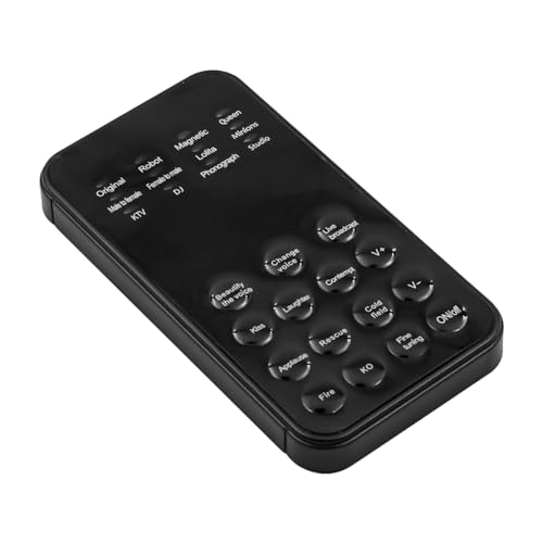 WANGCL Universal Portable Voice Changer 12 Sound Effects USB Windows PC Gaming Console Mobile Tablet Music Instrument