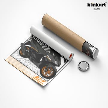 Image of BLINKART Honda Vario 160Car Posters Sticker Gift Items for Boys Room Wall Decor || Comes with Double-Sided Tape|| Decoration Bedroom Living Room Office Studio Decor | 12x18 In (A3) - CAR-310