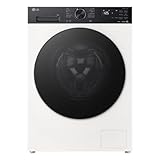 LG F4NX5009THB Lavatrice Intelligente 9 kg Classe A-40% Ivory White/Nero. Tipo di carica: Caricamento frontale. Capacità cestello: 9 kg, Classe di efficienza della centrifuga: B, Silenziosità (centrifuga): 71 dB, Velocità di centrifuga massima: 1400 Giri/min. Colore del prodotto: Bianco. Larghezza: 600 mm, Profondità: 565 mm, Altezza: 850 mm. Classe efficienza energetica: A