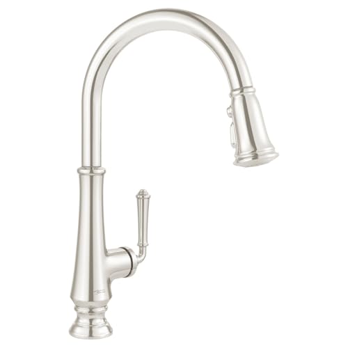 American Standard 4279300.013 Delancey Pull-Down Kitchen Faucet with Sprayer, Polished Nickel