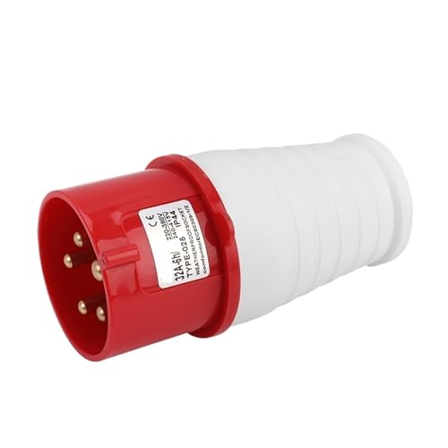 Connecteur aéronautique 5 broches 32A triphasé IP44 ZQ-025