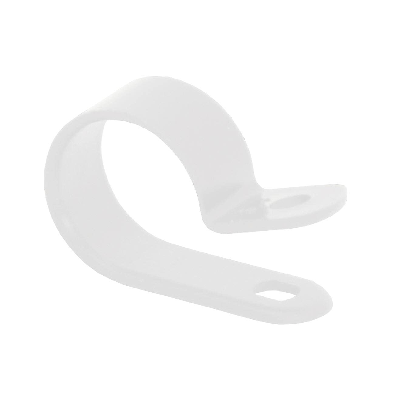10 x Natural/White Nylon 27.9mm P Clips for Conduit, Cable, Tubing & Sleeving