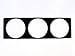 Produktbild Radioschacht Halter universal für 3 Zusatzinstrumente Instrumentenhalter Anzeigenhalter Halter für VDO Turbo DIN Blende Radio Rahmen Abdeckung MP3 DAB