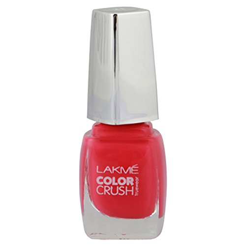 Image of Lakme True Wear Color Crush Nail Color, Red 24, 9ml & Lakme True Wear Color Crush Nail Color, Pink 21, 9ml