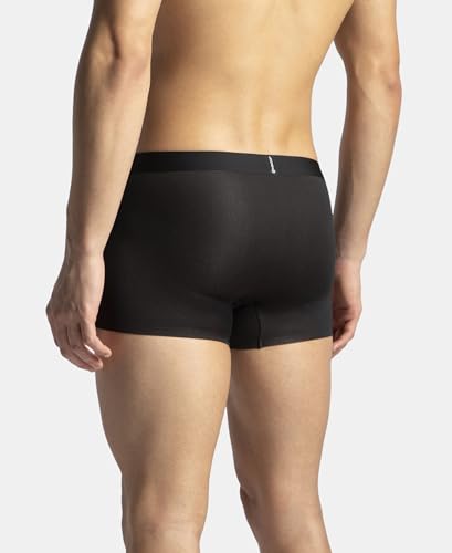 Image of Jockey IC45 Men's Texcelight Microfiber Elastane Stretch Seamfree Bonded Tech Solid Trunk with Internal Breathable Mesh