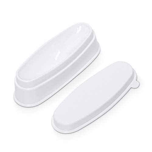 AORAEM French Nail Dipping Tray Reusable Manicure Mould Nail Dip Container Fashion Nail Dipping Case for Women Nail Art (White#1)