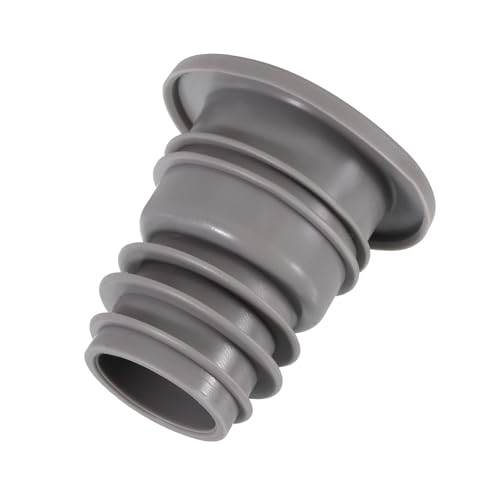Anillo de sello para tubo de desagüe, silicona, gris miniatura 3