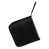 Matériau de protection : fabriqué en cuir pu, il protège efficacement contre la poussière et les débris. pochette anti-poussière pour 40 cd, organiseur de pochettes pour CD