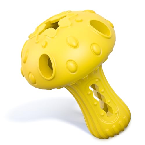 KrauzPet Dog Chew Toys for Aggressive Chewers, Rubber Treat Dispensing Stimulation Toy to Keep Them...