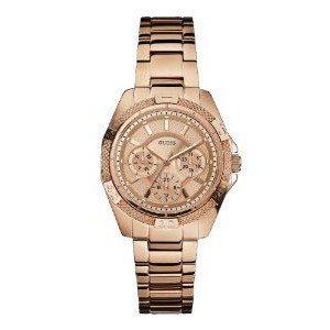 �r���v �Q�X Guess W0235L3 36mm Gold Steel Bracelet & Case Acrylic Women's Watch�y���s�A���i�z