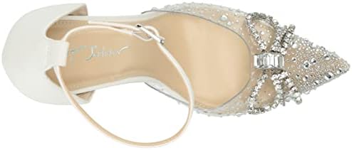 Betsey Johnson Women's Cher Pump, White Smooth, 8.5 | Image 4