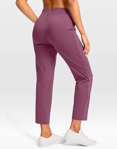 Image of G Gradual Petite Pants for Women 24 inch /26 inch Ankle Pants with 2 Pockets