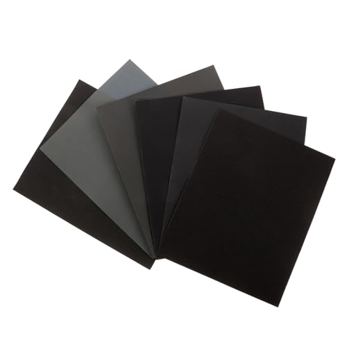 Cabilock 1Set Automotive Headlight Restoration Kit with Wet Dry Sandpaper and Coating Fine Grit Sanding Sheets for Car Headlight Repair and Refinishing