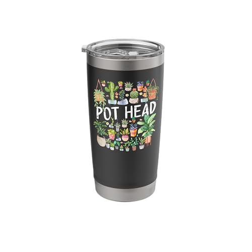 Potted Plant Pot Head Stainless Steel Insulated Tumbler