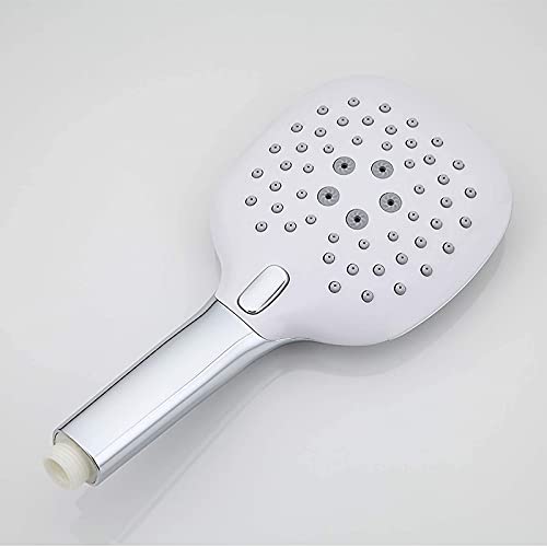 Cabezal de ducha de mano LaseVe ABS blanco y cromo miniatura 6