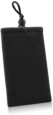 BoxWave Sprint Palm Centro Case - BoxWave Velvet Palm Centro Pouch, Slim-Fit Carrying Sleeve (Jet Black)