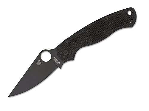 6 mejores navajas de bolsillo 34 Spyderco C81GPBK2 para-Military 2 - Navaja (Mango en G-10, Filo Liso...