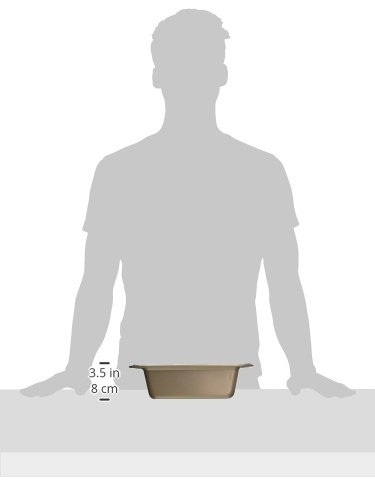 Rachael Ray Cucina Bakeware Oven Lovin' Nonstick Loaf Pan, 9-Inch By 5-Inch Steel Pan, Latte Brown With Agave Blue Handles #TOP6