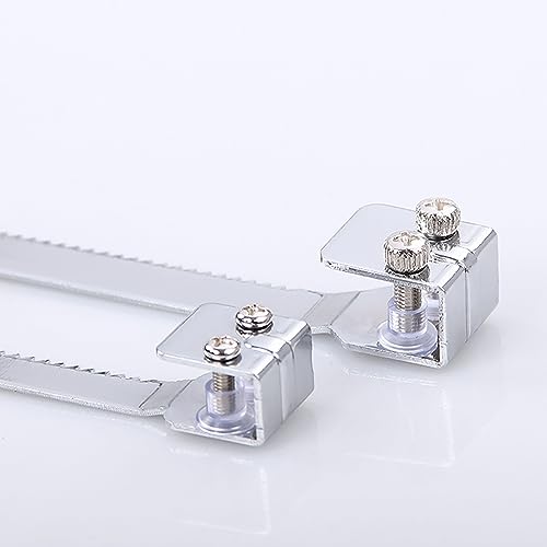 POFET 4PCS Glass Door Lock Sliding Glass Door Locks Serrated Locks for Bookcases Display Cabinets Collection Cabinets Cargo Cabinets - Image 4