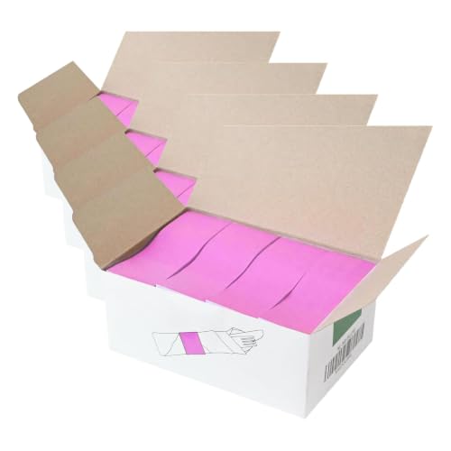 Image of NATURALABEL Self-Adhesive Napkin Bands, Pack of 8,000, Pink