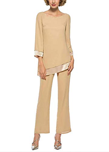 chiffon pant suits for weddings