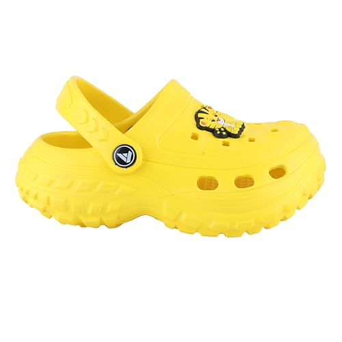 Image of FUEL Poddle Comfortable Indoor & Outdoor Casual Garden Clogs, Soft Cushioned Footbed and Lightweight EVA Slip-On Kids Clogs for Boys & Girls