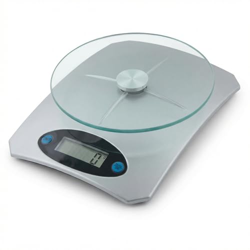 Balança de Cozinha Digital para Alimentos e Comida com Bandeja Al...