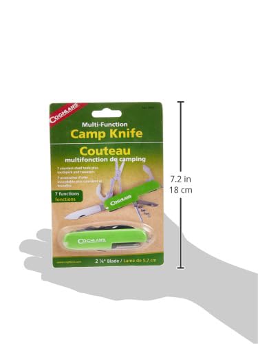 Coghlan's Folding Multi-Tool Army Knife, 7-Function