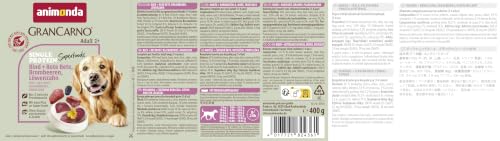 animonda GranCarno Hunde Nassfutter Superfoods Rind + Rote Bete (6 x 400g)