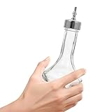 WEKADRIN Botella de Vidrio para Cócteles con Diseño Sellado y Antigoteo Herramienta Práctica para Bartenders para y Servir Fiestas y Bares