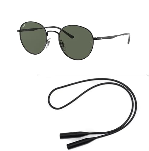Ray-Ban RB3681 Sunglasses Bundle: RB 3681 002/71 Black Dark Green and Universal Anti-slip Silicone Leash2