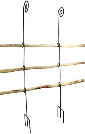 Hirsch Terracotta Rankgitter aus Holz/Metall stabil und freistehende