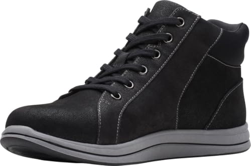 Clarks Women's Breeze Glide Cloudsteppers Ankle Boot, Black, 9