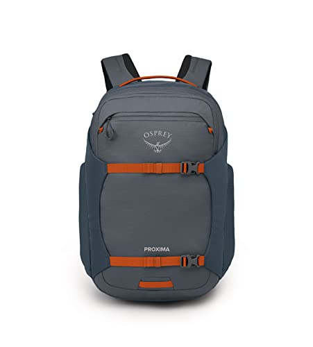 Image of Osprey Proxima Laptop Backpack, Tungsten Grey /Muted Space Blue