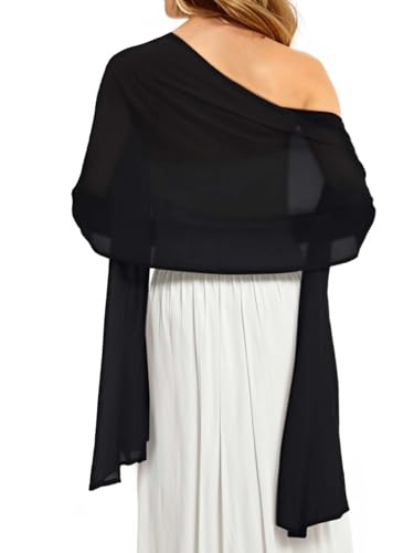 CHICGAL Women's Scarf Shawls and Wraps for Evening Dress Wedding Party Bridal Scarves Sarong Cover Ups