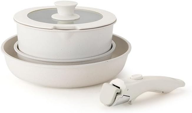 Removable 5piece Aluminum Non stick Cookware Set Frying Pan Kitchen supplies