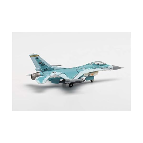 herpa 571159 U.S. Air Force Lockheed Martin F-16C Fighting Falcon-64th Aggressor Squadron, Nellis Base Ghost – 84-1220… – Bild 4