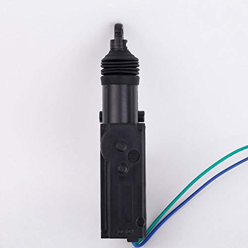 WildCard India Car Auto Heavy Duty Power Door Lock Actuator Motor 2 Wire 12V (Black)