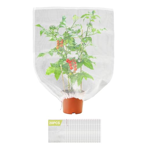 Garden Bug Netting Bags, Enpoint 20PCS 29 x 21 inch